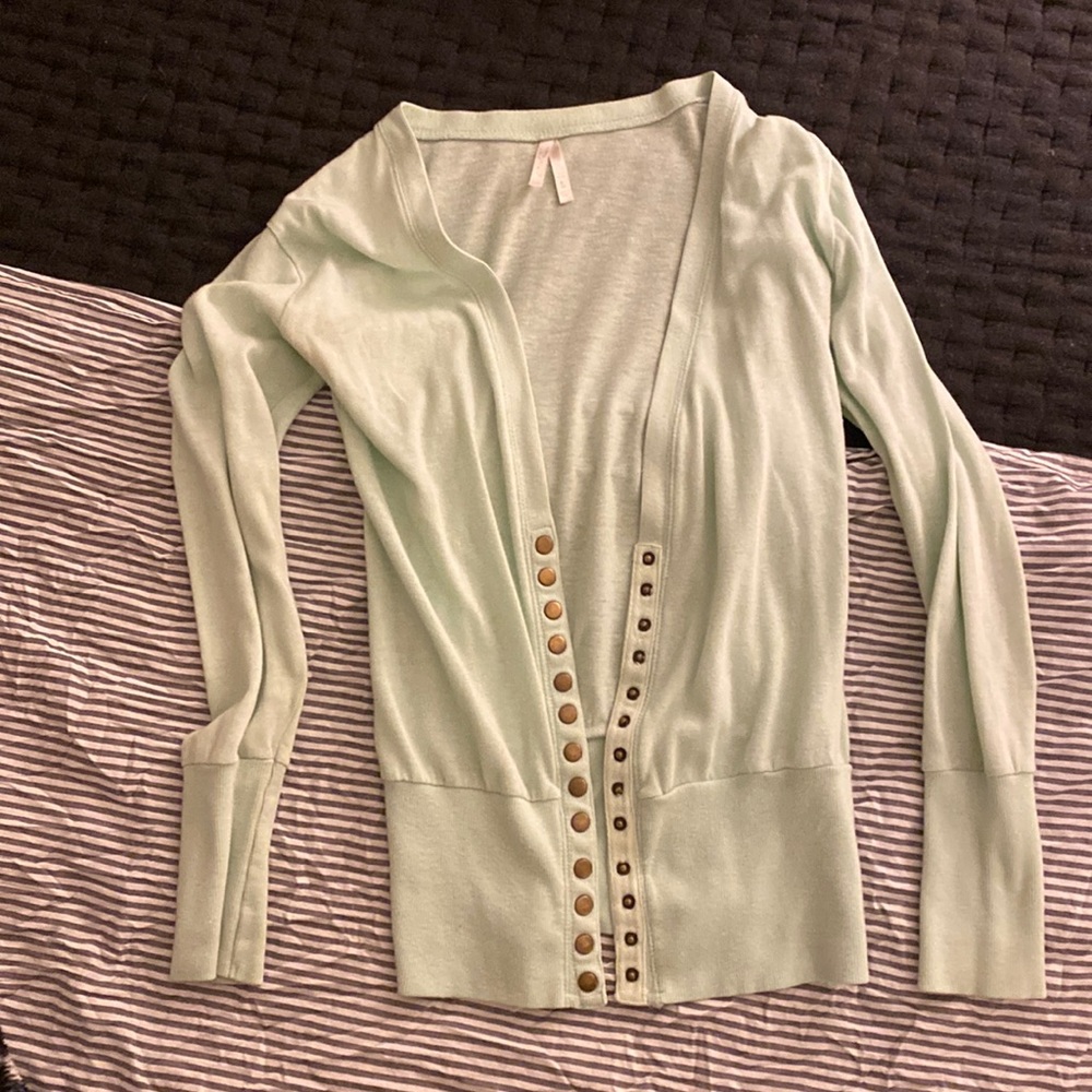 Mint cardigan